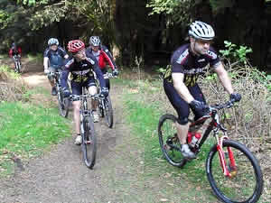 Mountainbiker in der Haardt